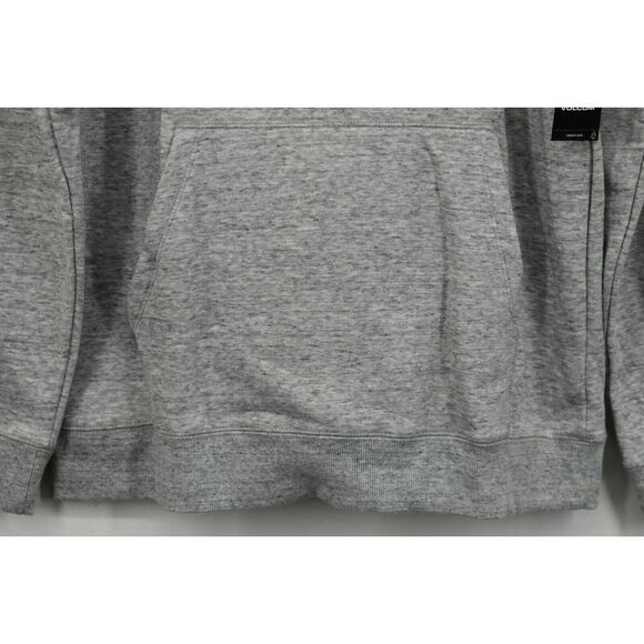 Volcom A4101919 Mens Sz M Gray Fleece Kangaroo Pocket Pullover Hooded Sweatshirt - Picture 4 of 7